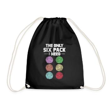 Crochet Tricot - Sac de sport léger - noir - Devant