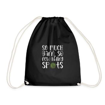 Crochet Tricot - Sac de sport léger - noir - Devant