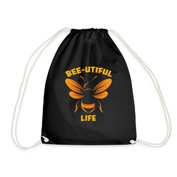 Bee Lovers Beekeepers Naturefriends Beekeepers - Drawstring Bag - black - Front