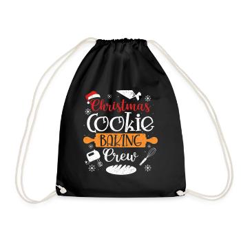 Baker - Drawstring Bag - black - Front