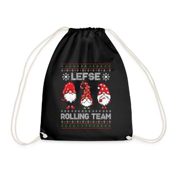 Baker - Drawstring Bag - black - Front