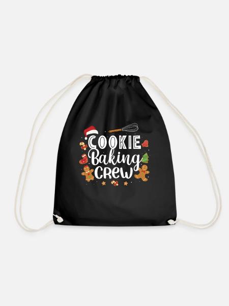 Bäcker Bäckerein Backwaren Backen Geschenk - Turnbeutel - Schwarz