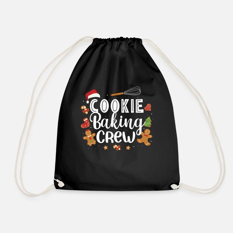 Bäcker Bäckerein Backwaren Backen Geschenk - Turnbeutel - Schwarz