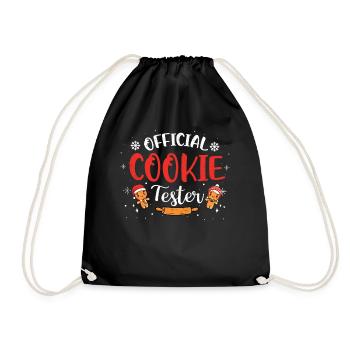 Baker - Drawstring Bag - black - Front