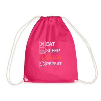 Salsa - Drawstring Bag - fuchsia - Front