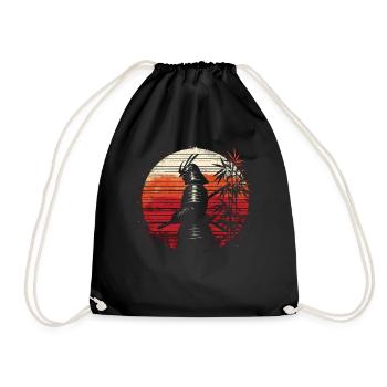 Samurai - Turnbeutel - Schwarz - Vorne