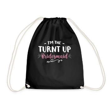 Vieille fille - Sac de sport léger - noir - Devant