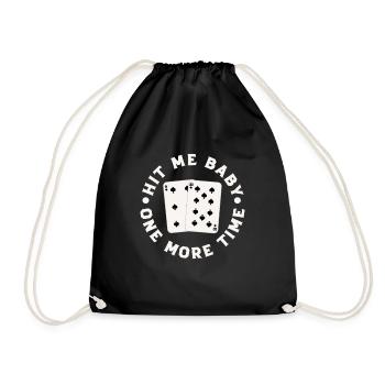 Blackjack - Drawstring Bag - black - Front