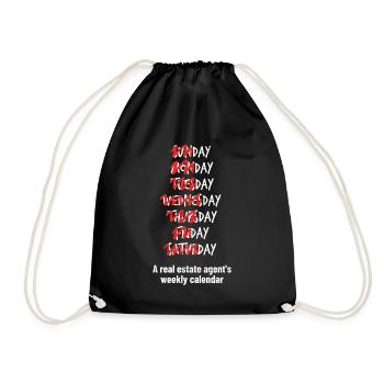 Realtor - Drawstring Bag - black - Front