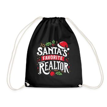 Realtor - Drawstring Bag - black - Front