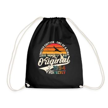 Original juin 1994 Né en 1994 30e anniversaire 94 - Sac de sport léger - noir - Devant