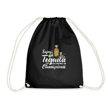 Tequila - Turnbeutel - Schwarz - Vorne