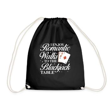 Blackjack - Drawstring Bag - black - Front