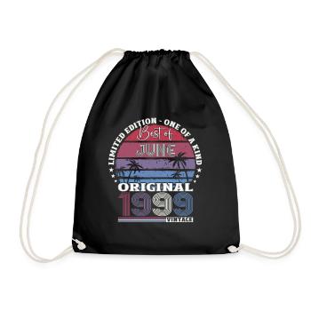 Original Juin 1999 Millésime 1999 Anniversaire 1999 - Sac de sport léger - noir - Devant