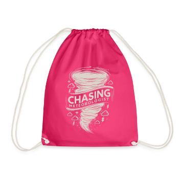 Tornade Twister Chasseur Météorologue - Sac de sport léger - fuchsia - Devant