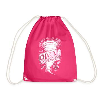 Tornade Twister Chasseur Météorologue - Sac de sport léger - fuchsia - Devant