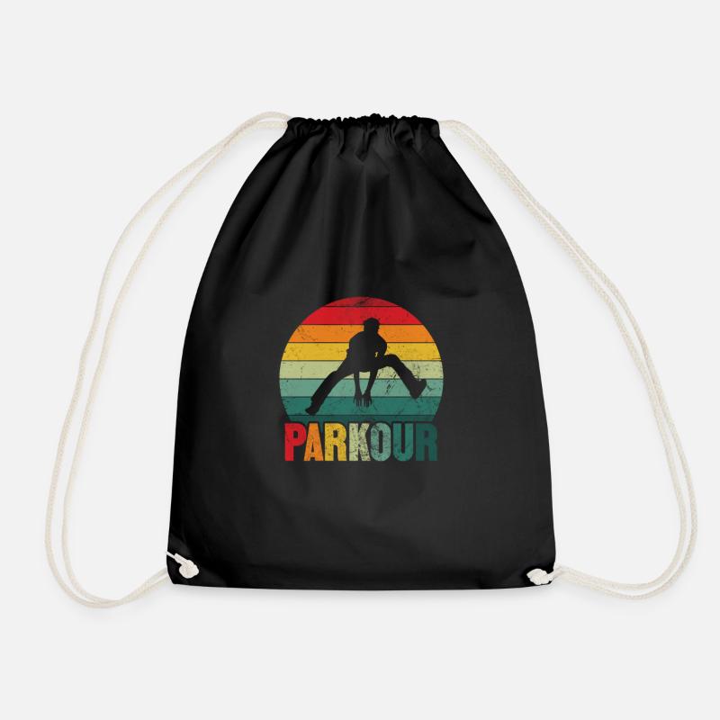 Parkour - Turnbeutel - Schwarz