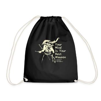 Samurai - Turnbeutel - Schwarz - Vorne