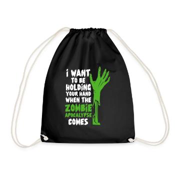 Zombie Zombie Hunter Zombie Apocalypse Cadeau - Sac de sport léger - noir - Devant