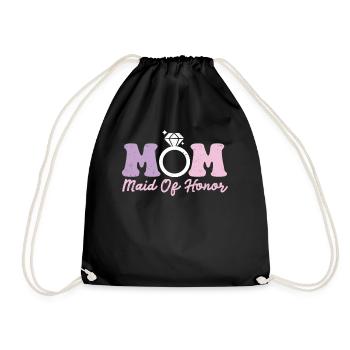 spinster - Drawstring Bag - black - Front