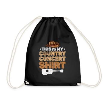 Country - Drawstring Bag - black - Front