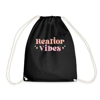 Agent immobilier - Sac de sport léger - noir - Devant