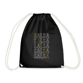 Salsa - Turnbeutel - Schwarz - Vorne