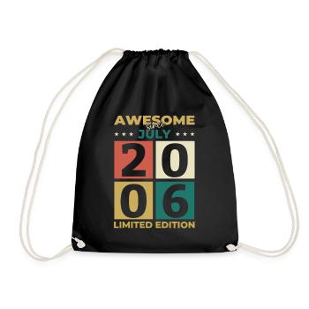 18ème anniversaire Original Juillet 2006 Millésime 2006 - Sac de sport léger - noir - Devant
