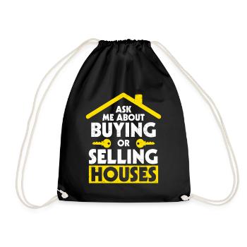 Realtor - Drawstring Bag - black - Front