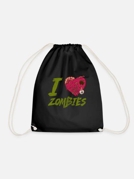 Zombie - Turnbeutel - Schwarz