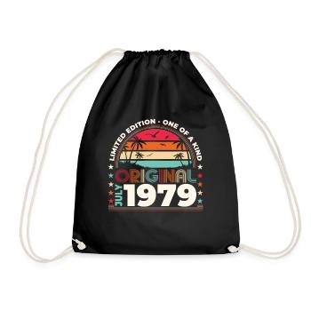 45ème Anniversaire Original 1979 Millésime 1979 - Sac de sport léger - noir - Devant