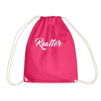 Agent immobilier - Sac de sport léger - fuchsia - Devant
