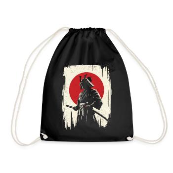 Samurai - Drawstring Bag - black - Front