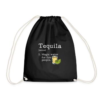 Tequila Sunrise Booze Party Mexique Cadeau - Sac de sport léger - noir - Devant