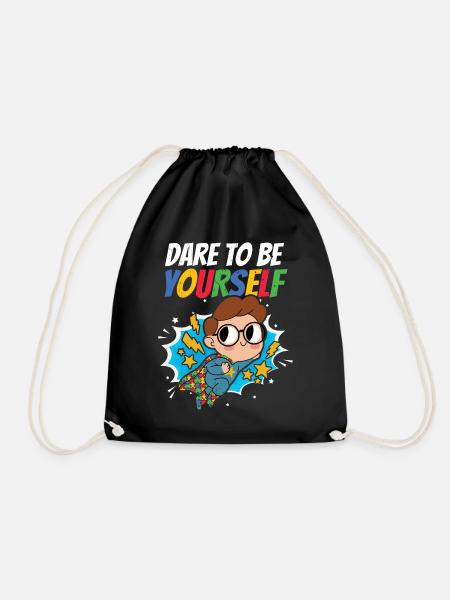Autisme - Sac de sport léger - noir