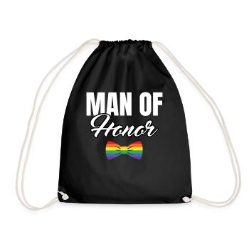 Enterrement de vie de jeune fille et de jeune fille - Sac de sport léger - noir - Devant