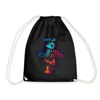 50ème Anniversaire Année 1974 Millésime 1974 Original - Sac de sport léger - noir - Devant