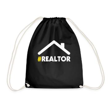 Realtor - Drawstring Bag - black - Front