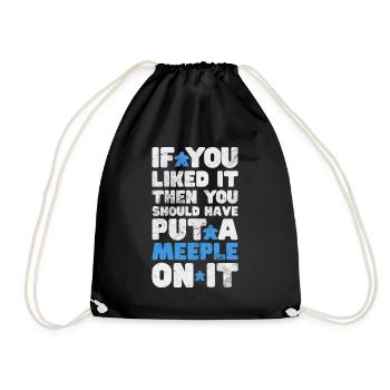 Board game - Drawstring Bag - black - Front
