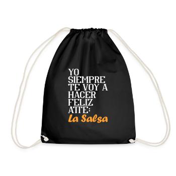 Salsa Danse Cuba Danse Danse Latino Cours Cadeau - Sac de sport léger - noir - Devant