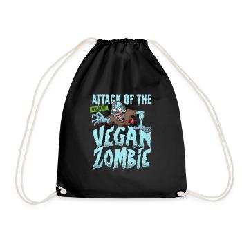 Zombie Zombie-Jäger Zombieapokalypse Geschenk - Turnbeutel - Schwarz - Vorne