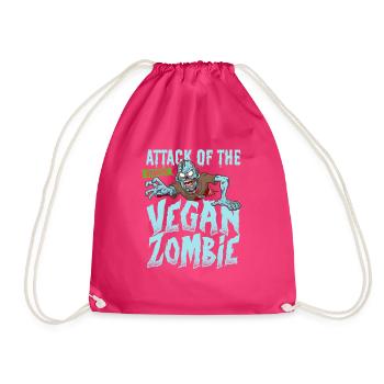 Zombie Zombie-Jäger Zombieapokalypse Geschenk - Turnbeutel - Fuchsia - Vorne