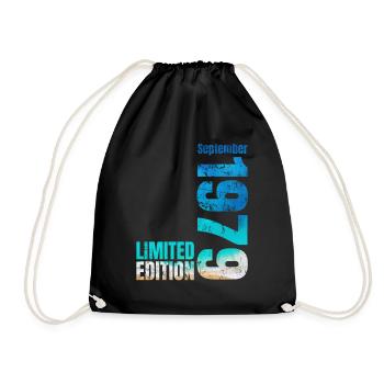 45e anniversaire Septembre 1979 Né en 1979 - Sac de sport léger - noir - Devant