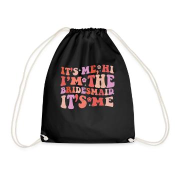 Spinster - Drawstring Bag - black - Front