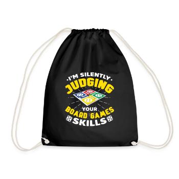 Jeux de société Jeux de société Jeux de soirée Jeux Cadeau - Sac de sport léger - noir - Devant
