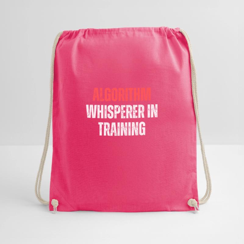 Algorithm Whisperer In Training Funny Coding Tech Drawstring Bag
