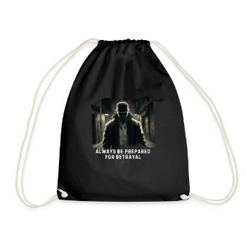 Préparation à la trahison Rue sombre - Sac de sport léger - noir - Devant