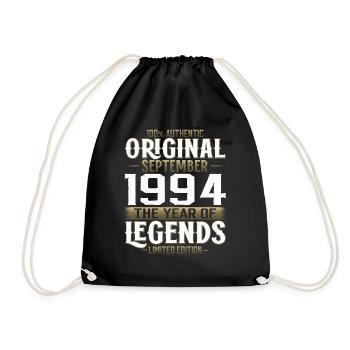 30ème Anniversaire Millésime Septembre 1994 Cru 94 - Sac de sport léger - noir - Devant