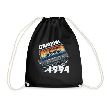 30. Geburtstag Legende September 1994 Jahrgang 94 - Turnbeutel - Schwarz - Vorne