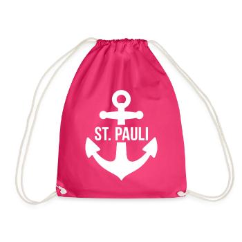 St. Pauli Anker Reeperbahn Kiez - Sac de sport léger - fuchsia - Devant
